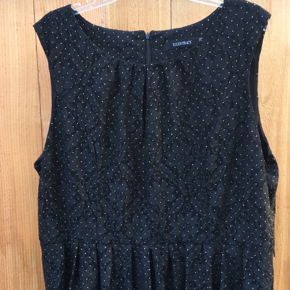 Lace Dress black gold studs - Picture 2 of 9